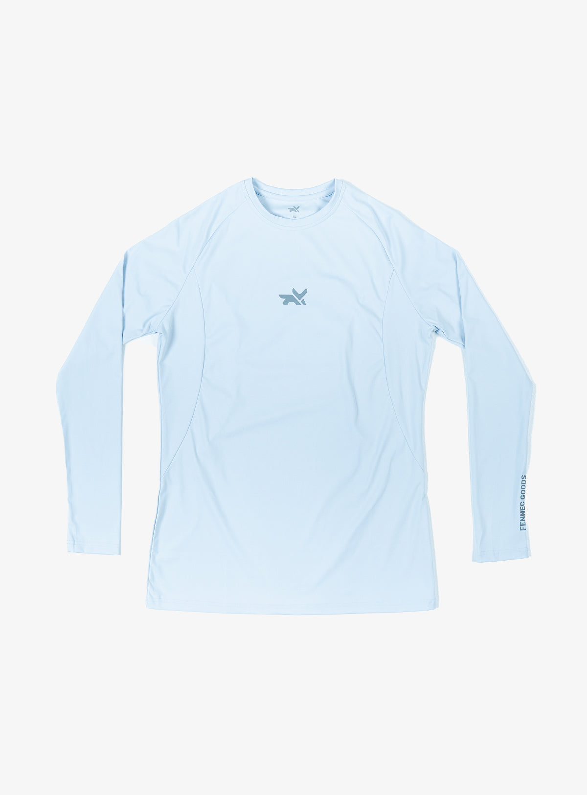 HEAVYWEIGHT LONG SLEEVE COMPRESSION TOP - GLACIER BLUE