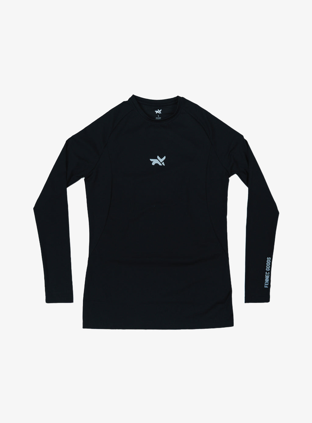 HEAVYWEIGHT LONG SLEEVE COMPRESSION TOP - SHADOW BLACK