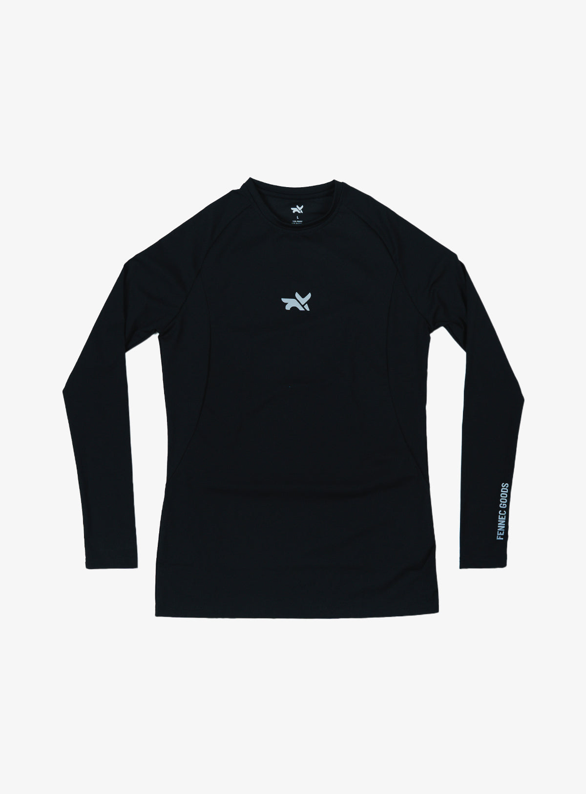 HEAVYWEIGHT LONG SLEEVE COMPRESSION TOP - SHADOW BLACK