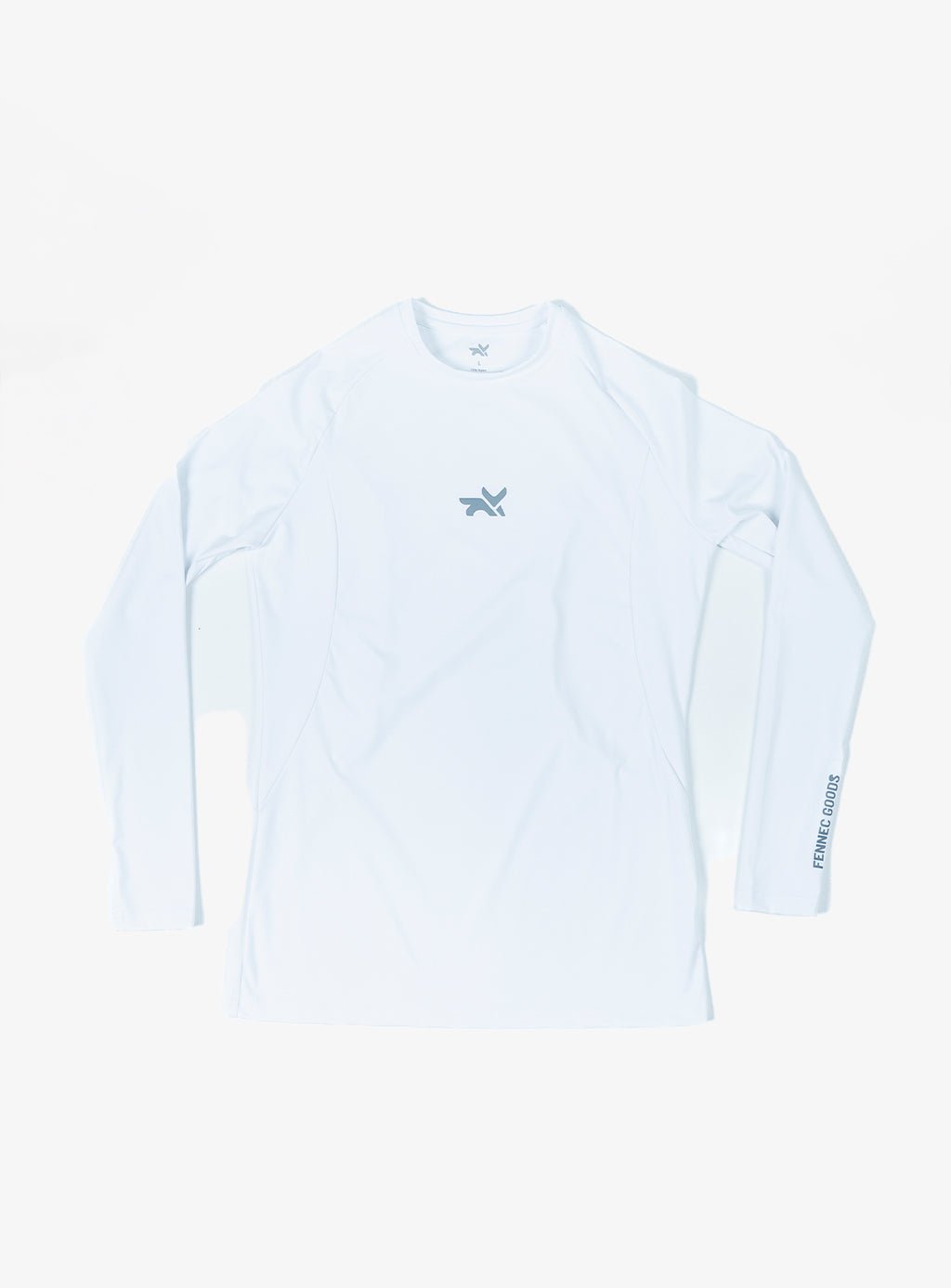 HEAVYWEIGHT LONG SLEEVE COMPRESSION TOP - ARCTIC WHITE