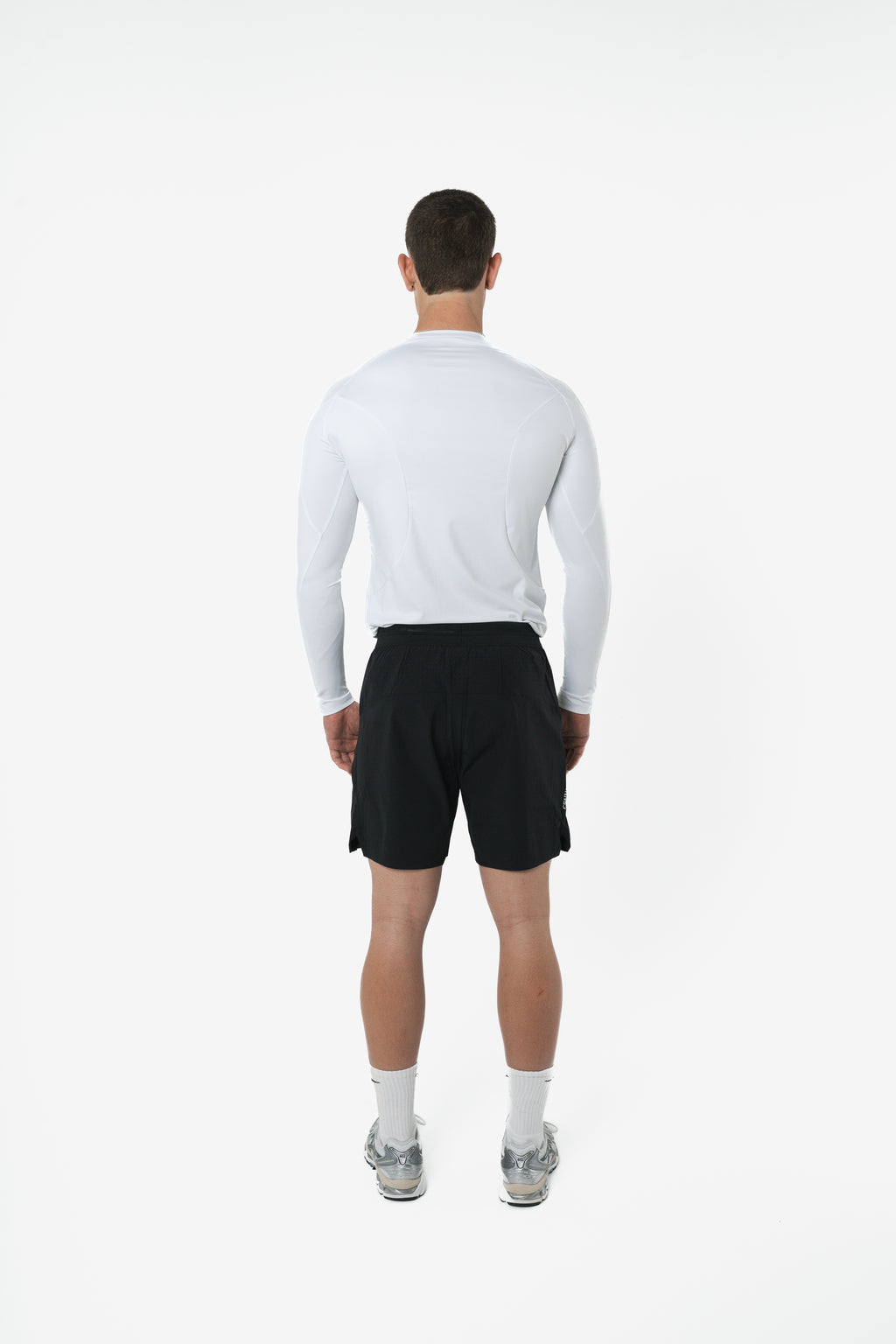 HEAVYWEIGHT LONG SLEEVE COMPRESSION TOP - ARCTIC WHITE