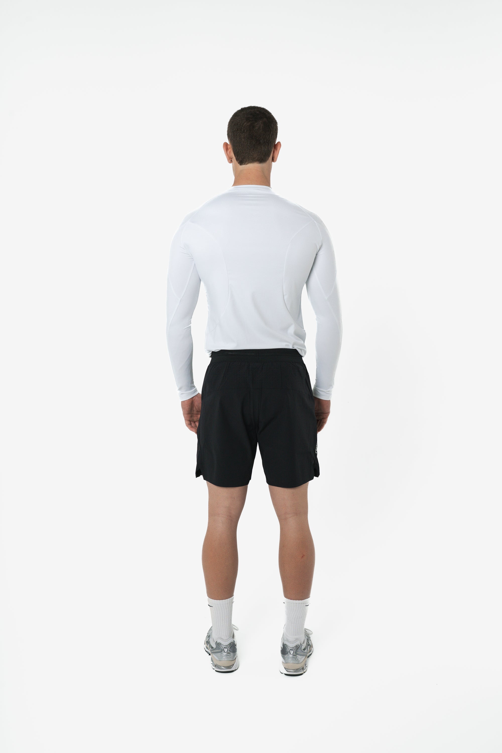 HEAVYWEIGHT LONG SLEEVE COMPRESSION TOP - ARCTIC WHITE