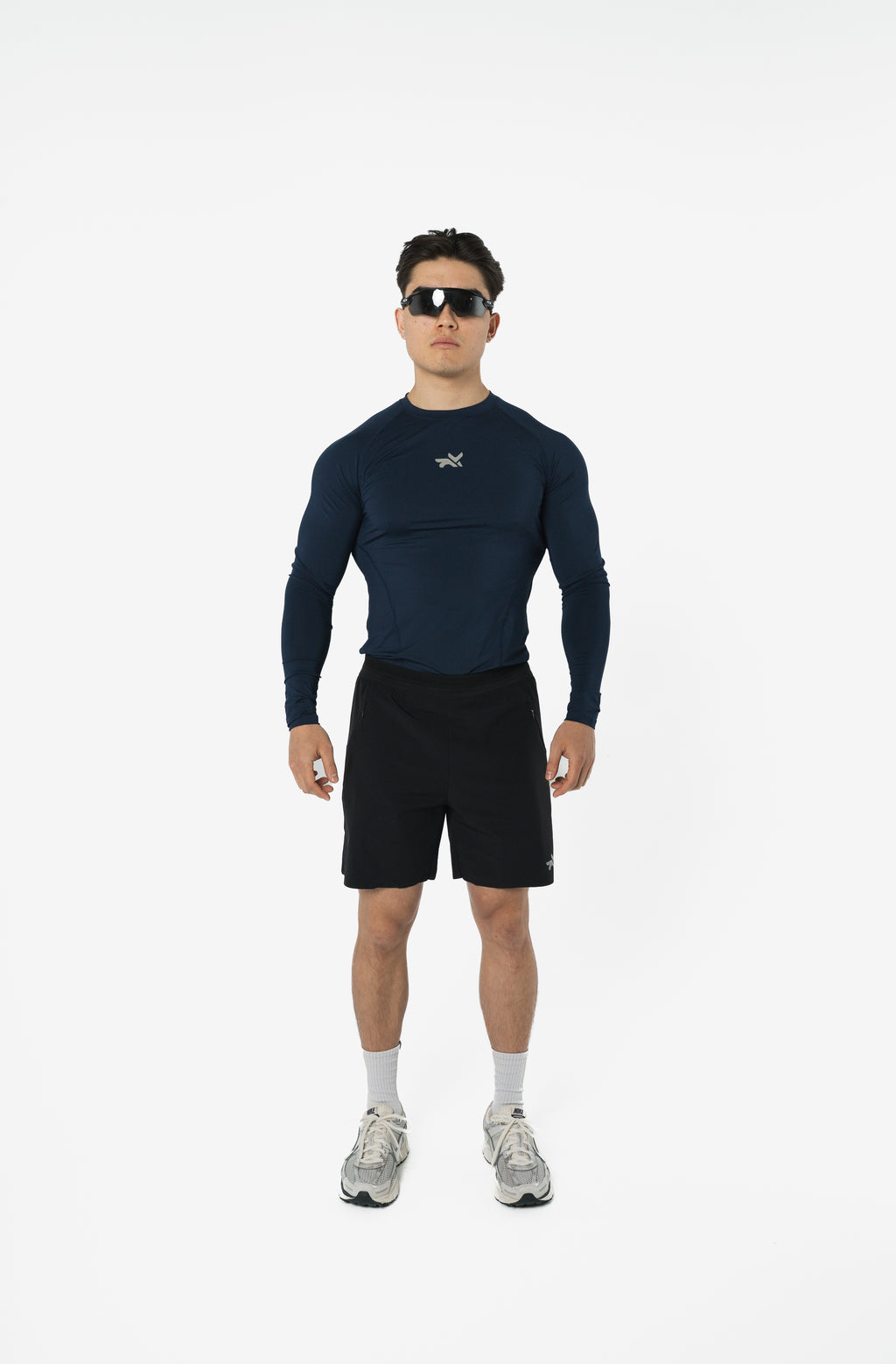 LIGHTWEIGHT LONG SLEEVE COMPRESSION TOP - SHADOW NAVY