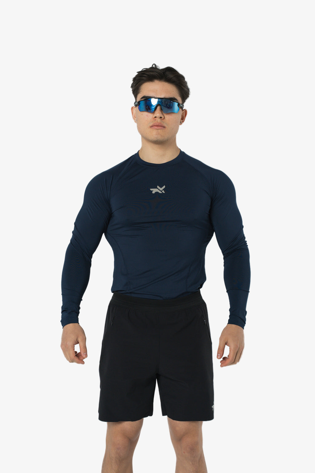 LIGHTWEIGHT LONG SLEEVE COMPRESSION TOP - SHADOW NAVY