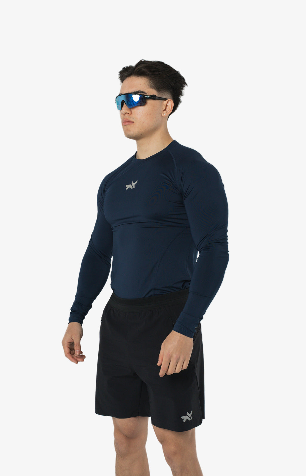 LIGHTWEIGHT LONG SLEEVE COMPRESSION TOP - SHADOW NAVY