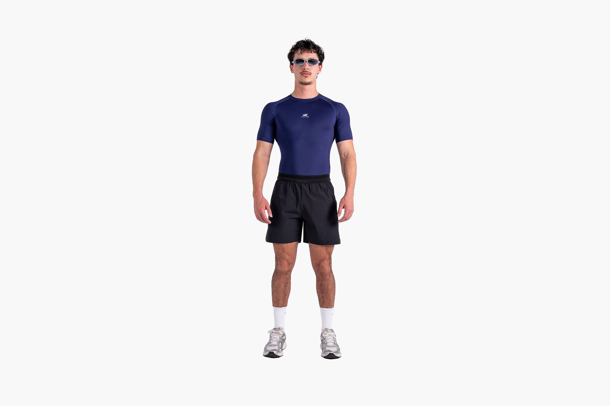 SHORT ARM COMPRESSION TOP - DEEP PURPLE
