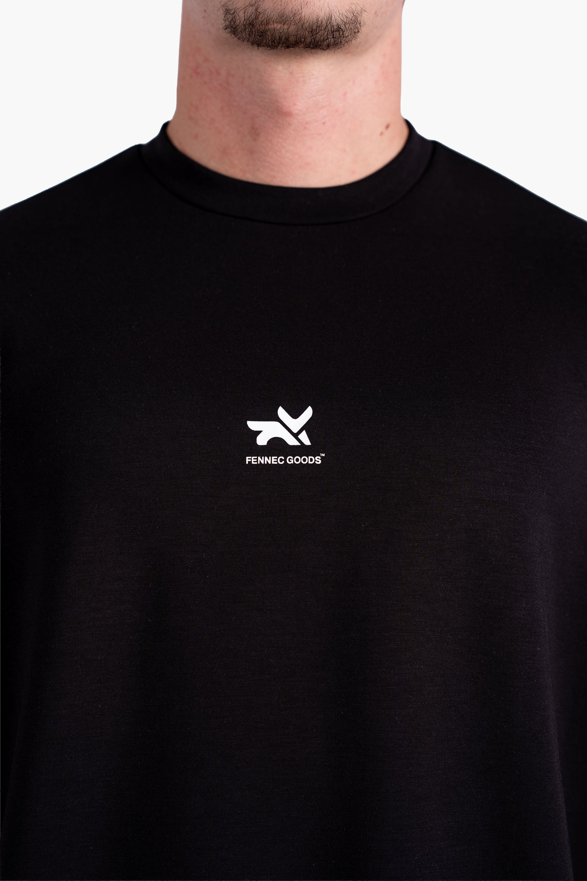 SHORT ARM COMPRESSION TOP - BLACK