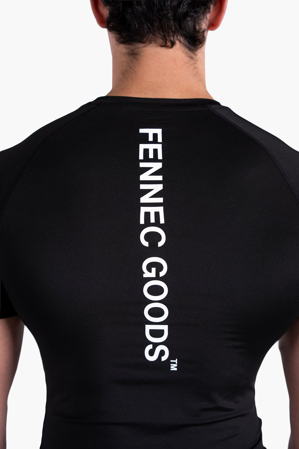 SHORT ARM COMPRESSION TOP - BLACK