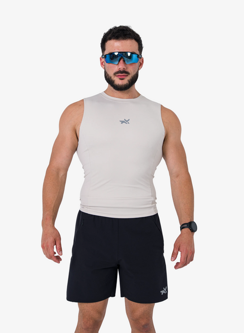 HEAVYWEIGHT COMPRESSION TANK V2 - SAHARA SAND