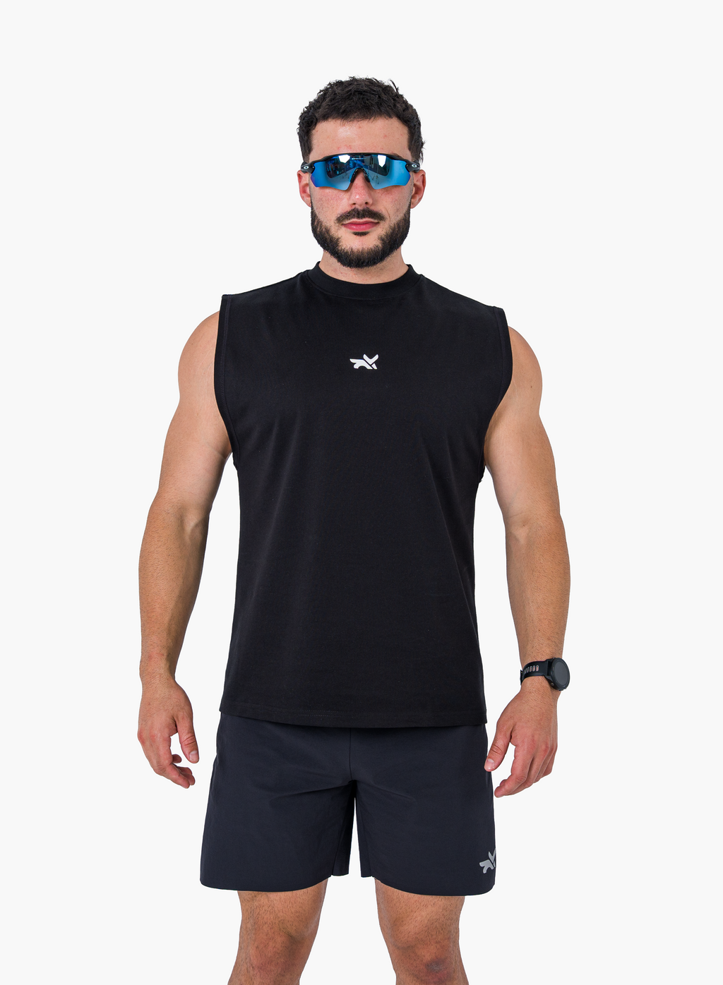 OVERSIZED TANK - STRAIGHT BLACK