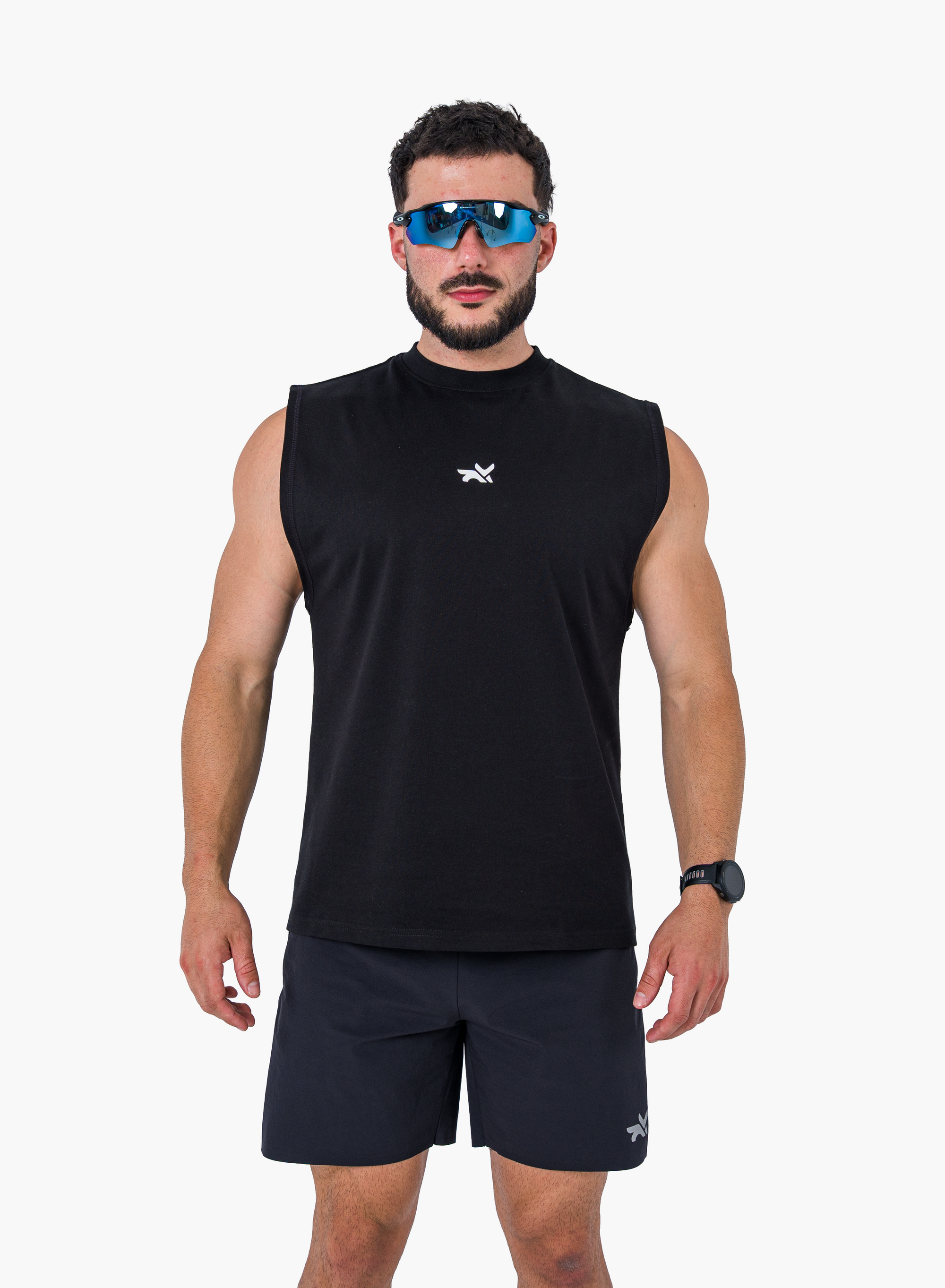 OVERSIZED TANK - STRAIGHT BLACK