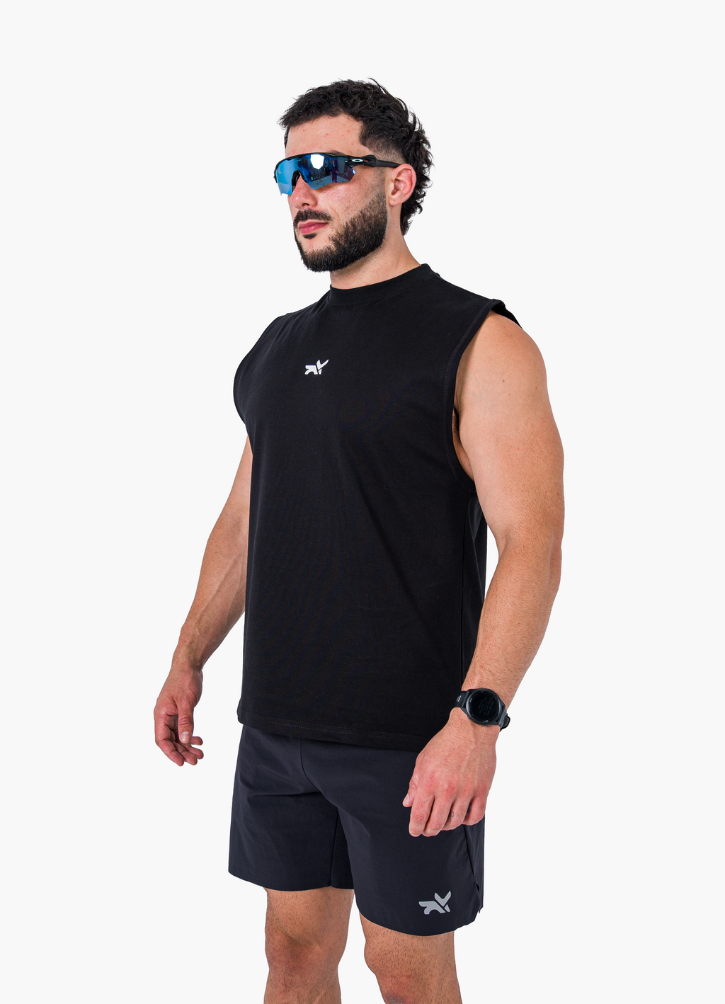 OVERSIZED TANK - STRAIGHT BLACK