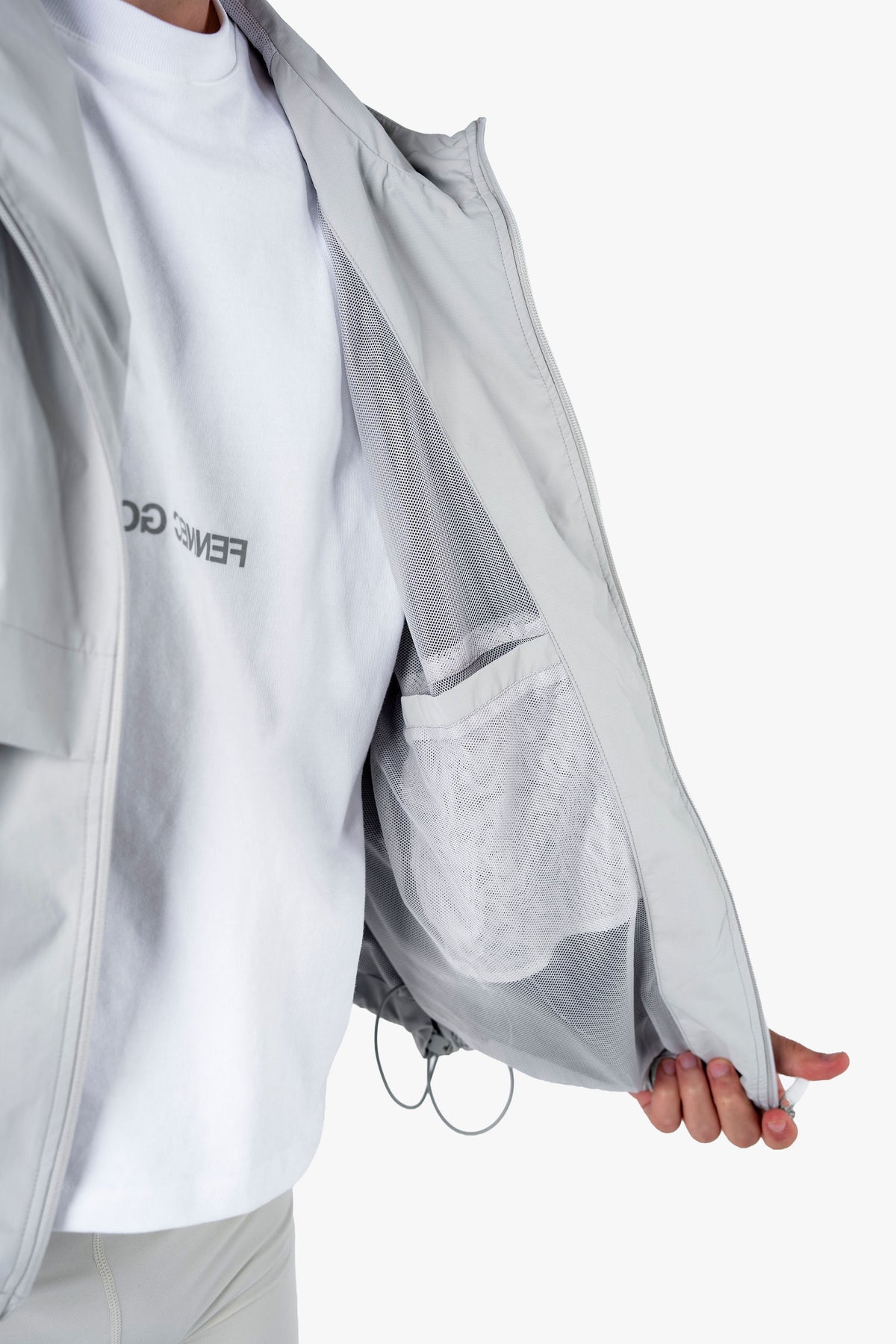 TRAINING JACKET - CRAYON GREY