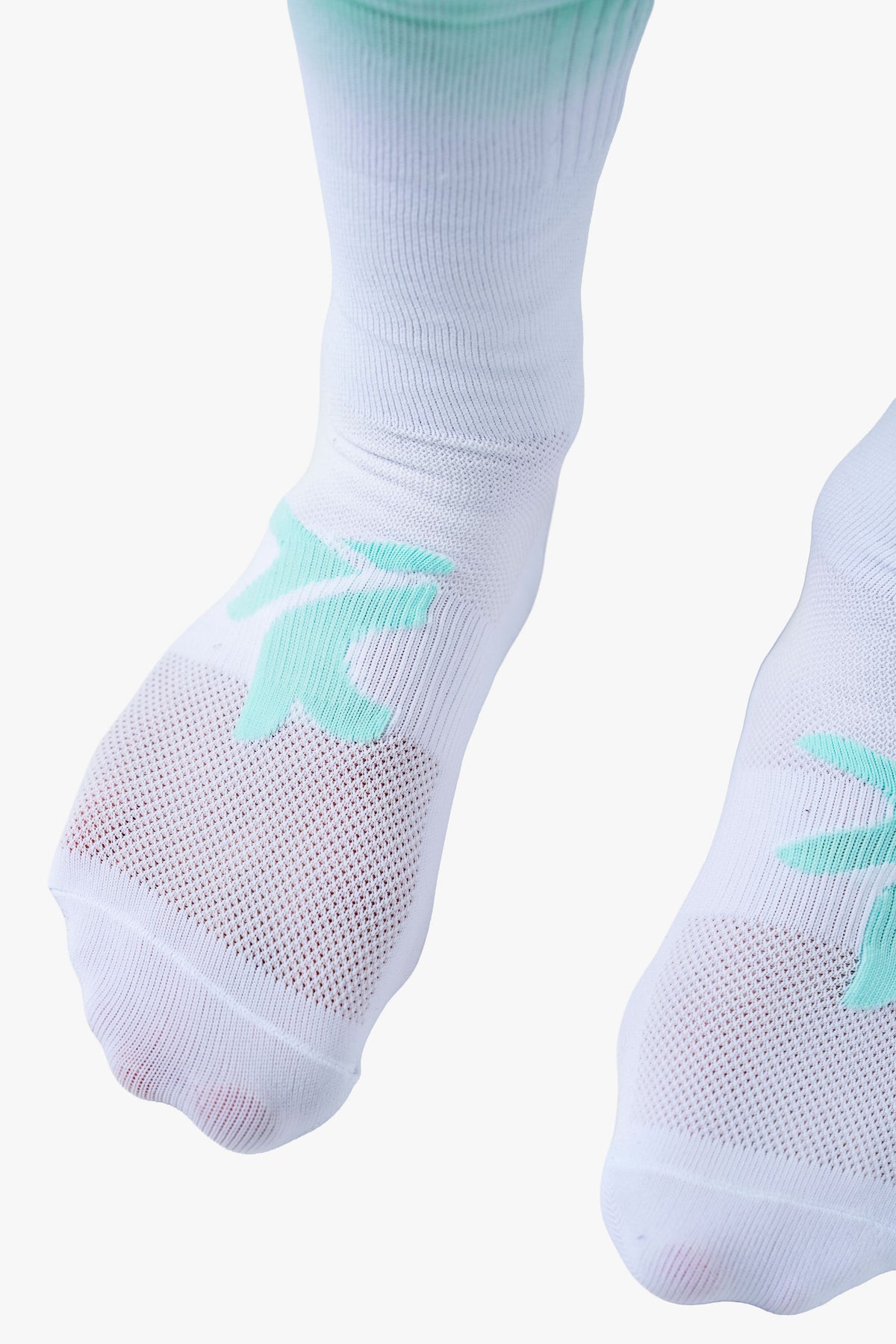 Mint Blue Race Sock