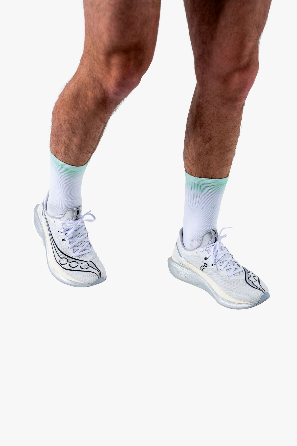 Mint Blue Race Sock
