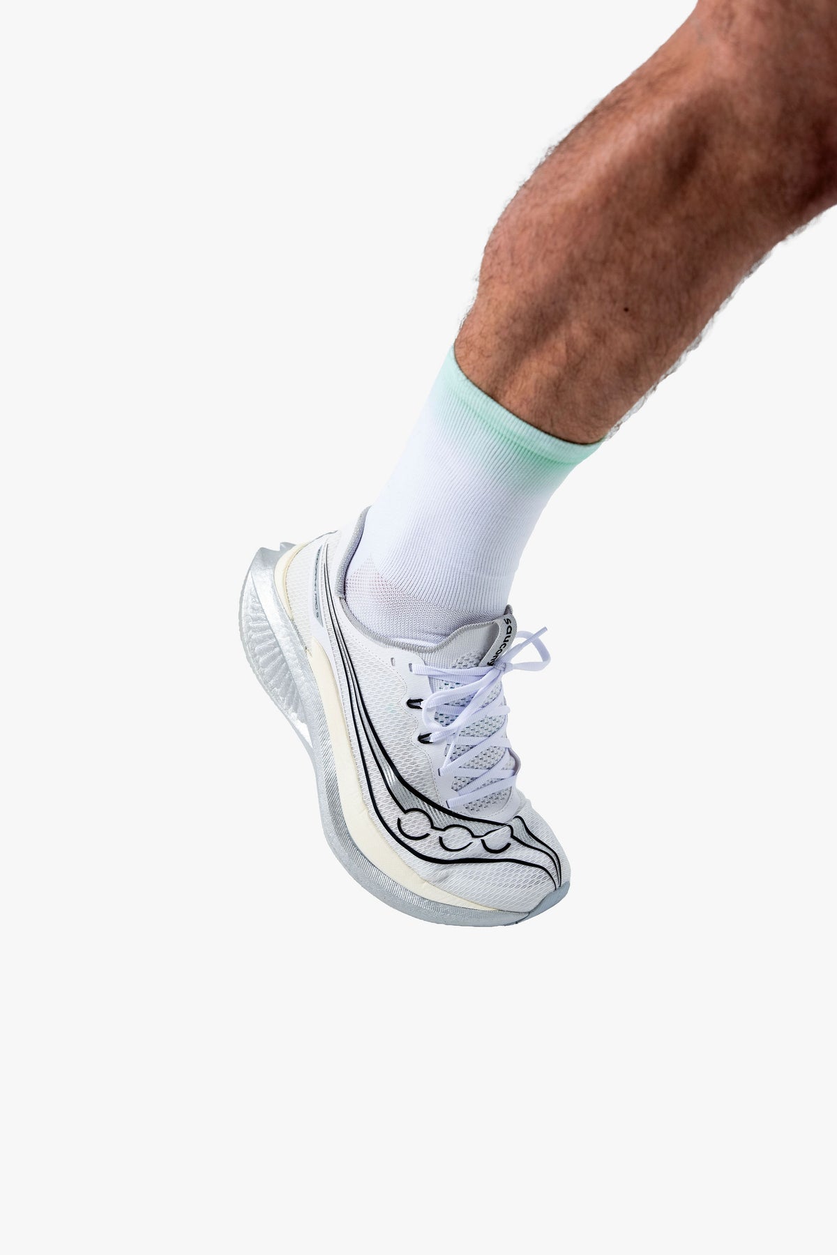 Mint Blue Race Sock