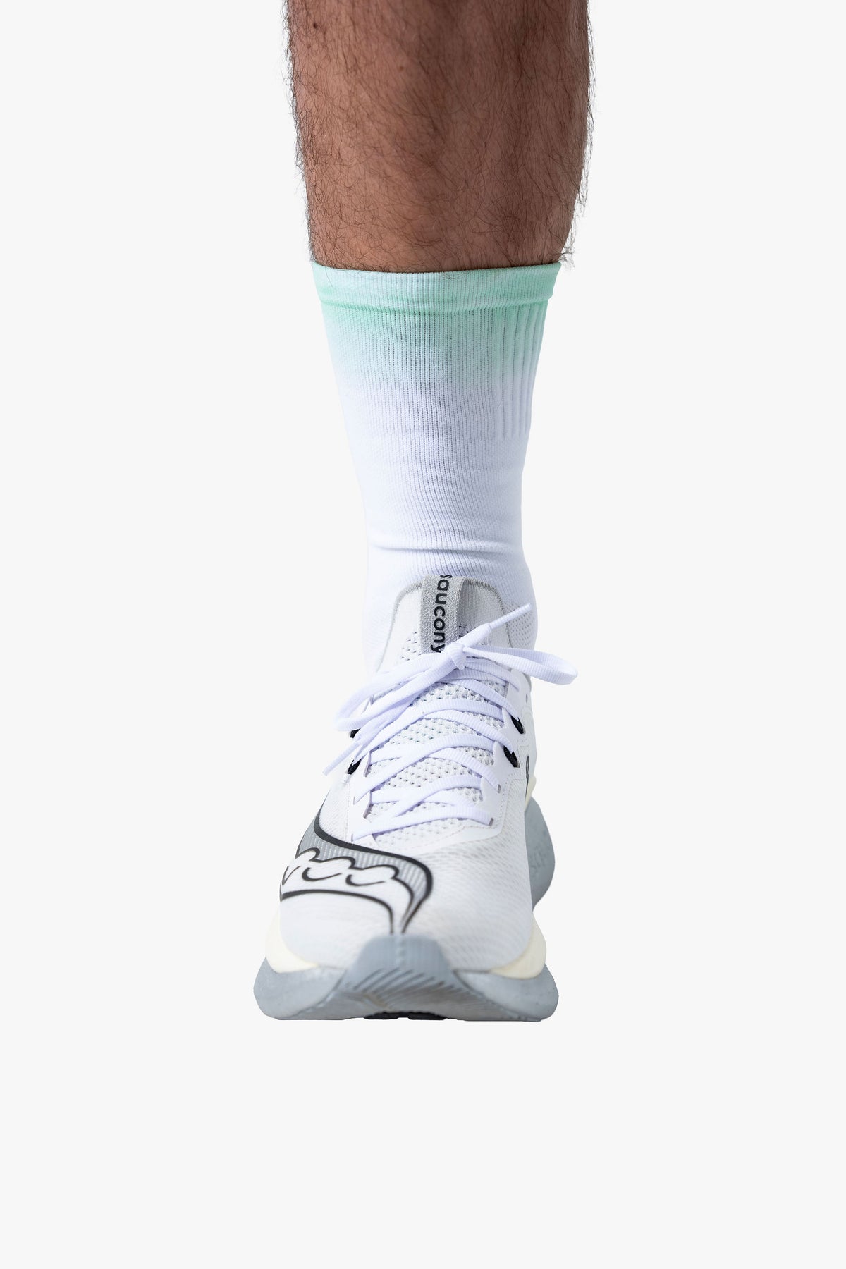 Mint Blue Race Sock