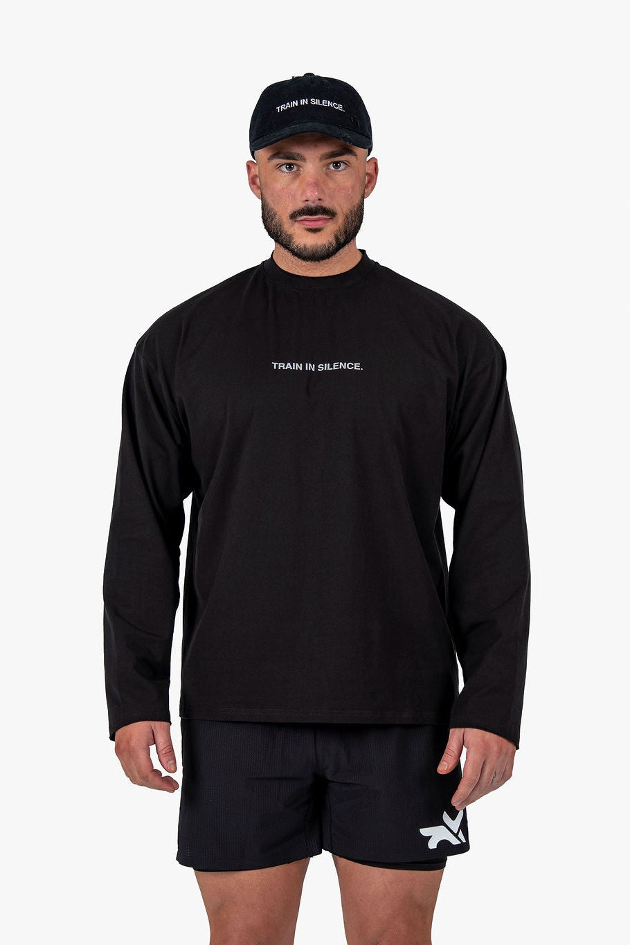LONG SLEEVE T SHIRT - BLACK