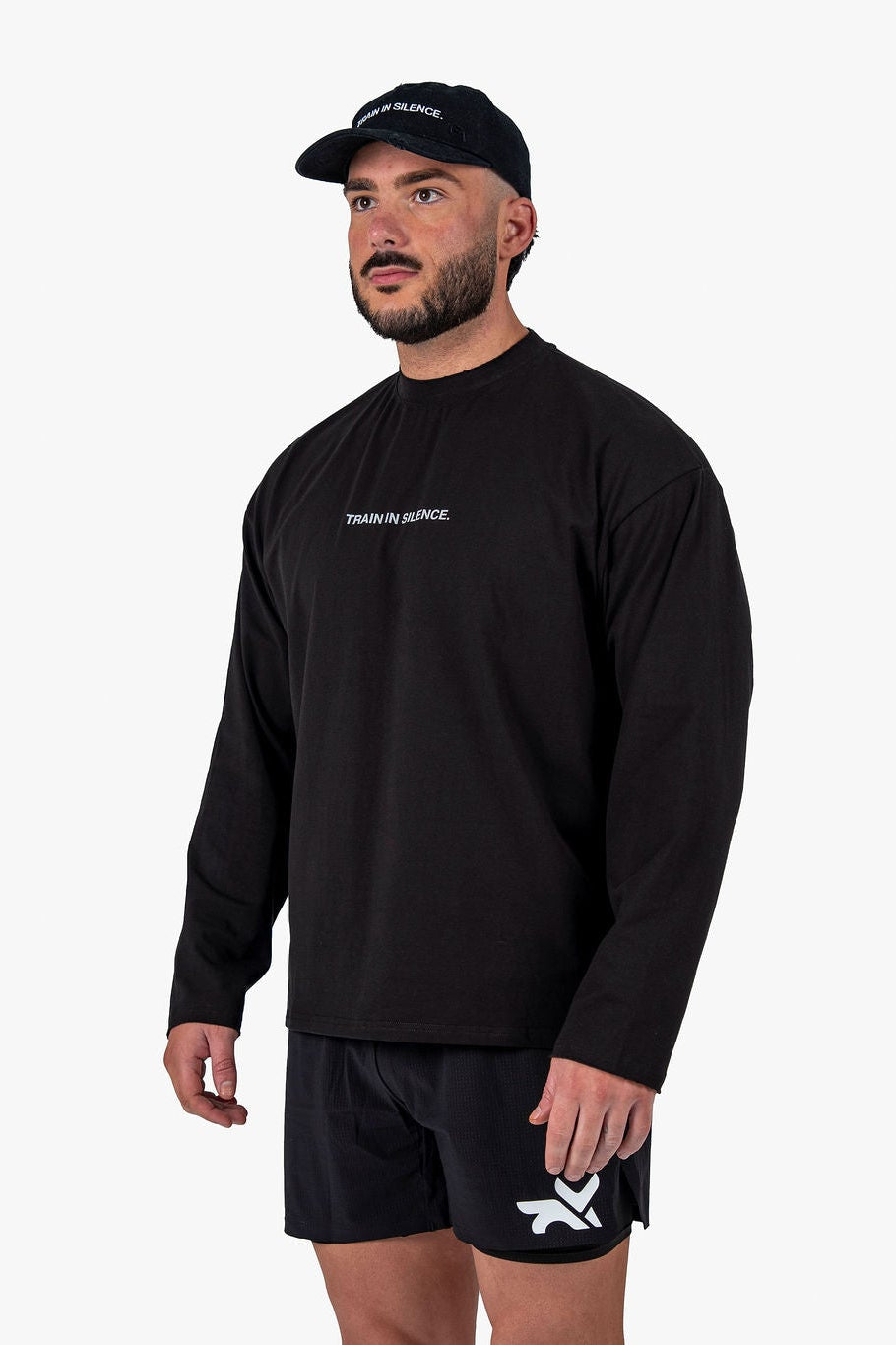 LONG SLEEVE T SHIRT - BLACK