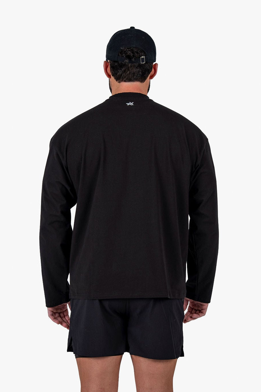 LONG SLEEVE T SHIRT - BLACK