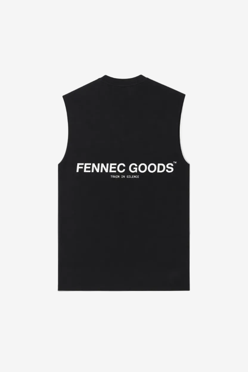 OVERSIZED TANK - STRAIGHT BLACK